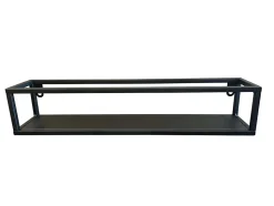 Étagère murale en métal noir L.50 x H.20 cm Ariane