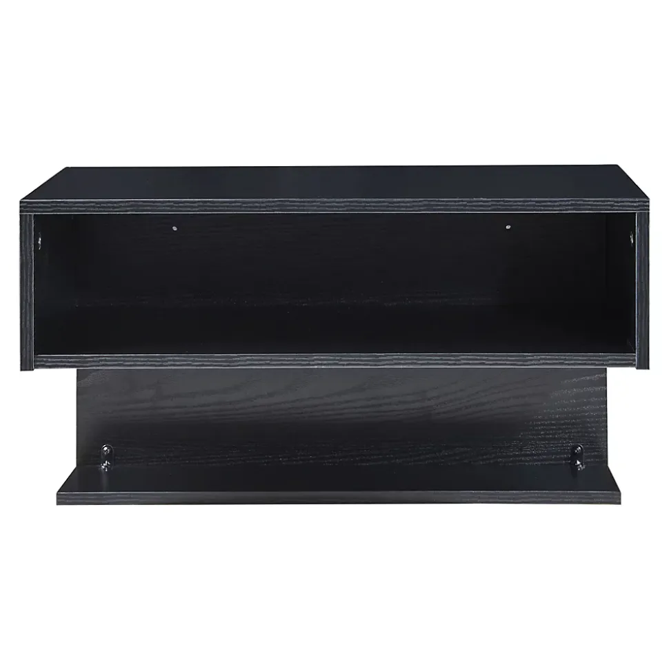 Étagère murale Gauldal 57 x 30 x 32 cm noir en.casa