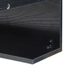 Étagère murale Gauldal 57 x 30 x 32 cm noir en.casa