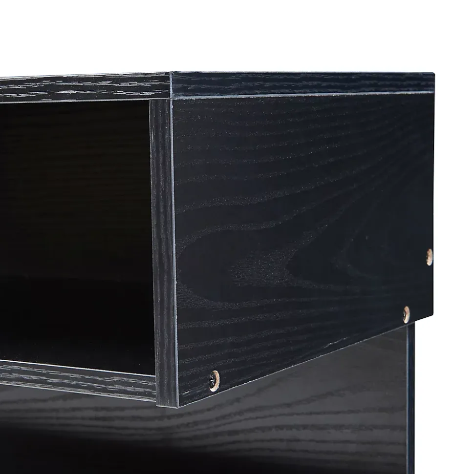 Étagère murale Gauldal 57 x 30 x 32 cm noir en.casa