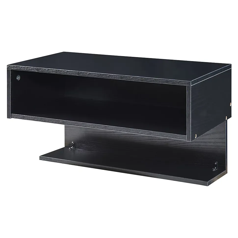 Étagère murale Gauldal 57 x 30 x 32 cm noir en.casa
