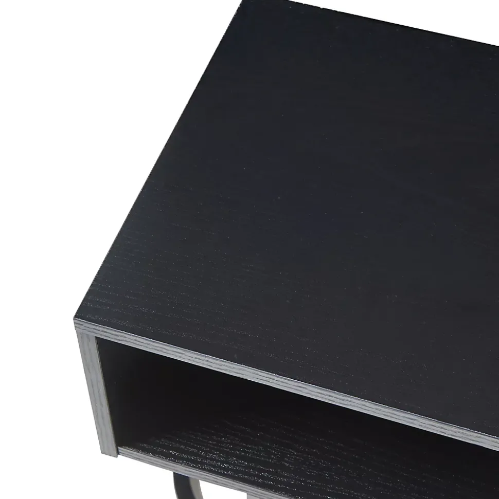 Étagère murale Gauldal 57 x 30 x 32 cm noir en.casa