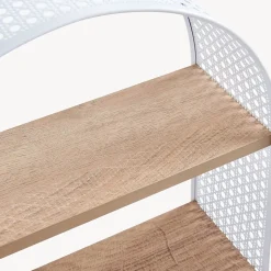 Étagère murale Jäller 53 x 35 x 14 cm blanc en.casa
