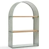 Étagère murale Jäller 53 x 35 x 14 cm vert en.casa