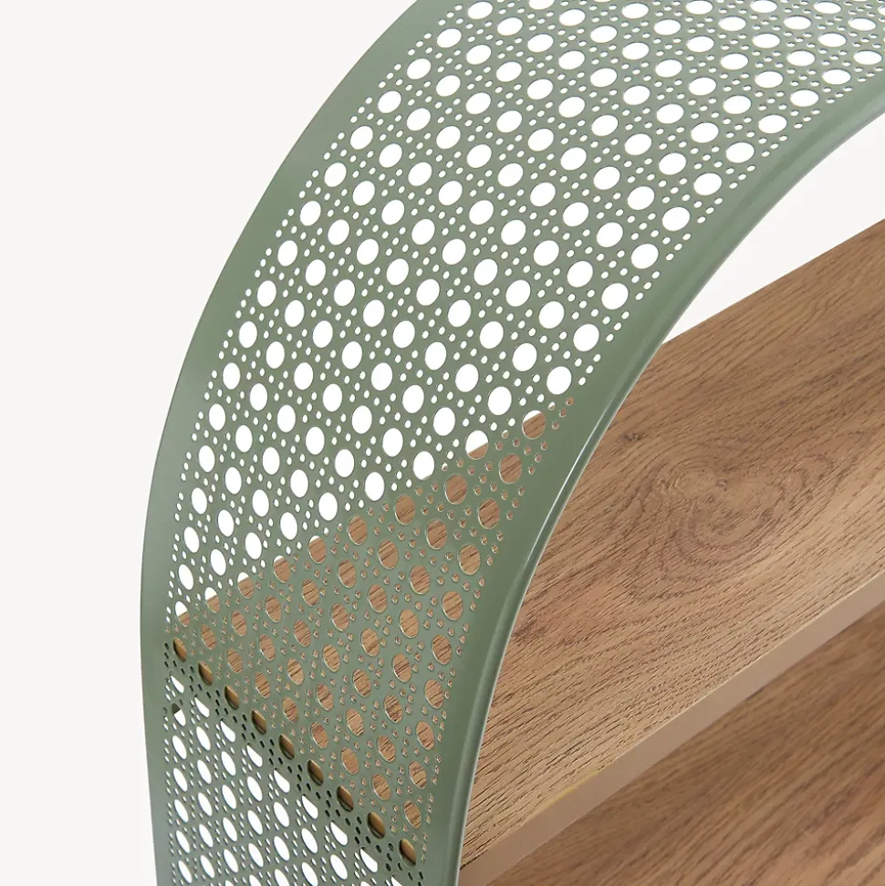 Étagère murale Jäller 53 x 35 x 14 cm vert en.casa