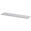 Étagère murale modulable 10 tablettes et 6 échelles effet argenté GoodHome Rigga H. 129 x L. 140 x P. 19 cm