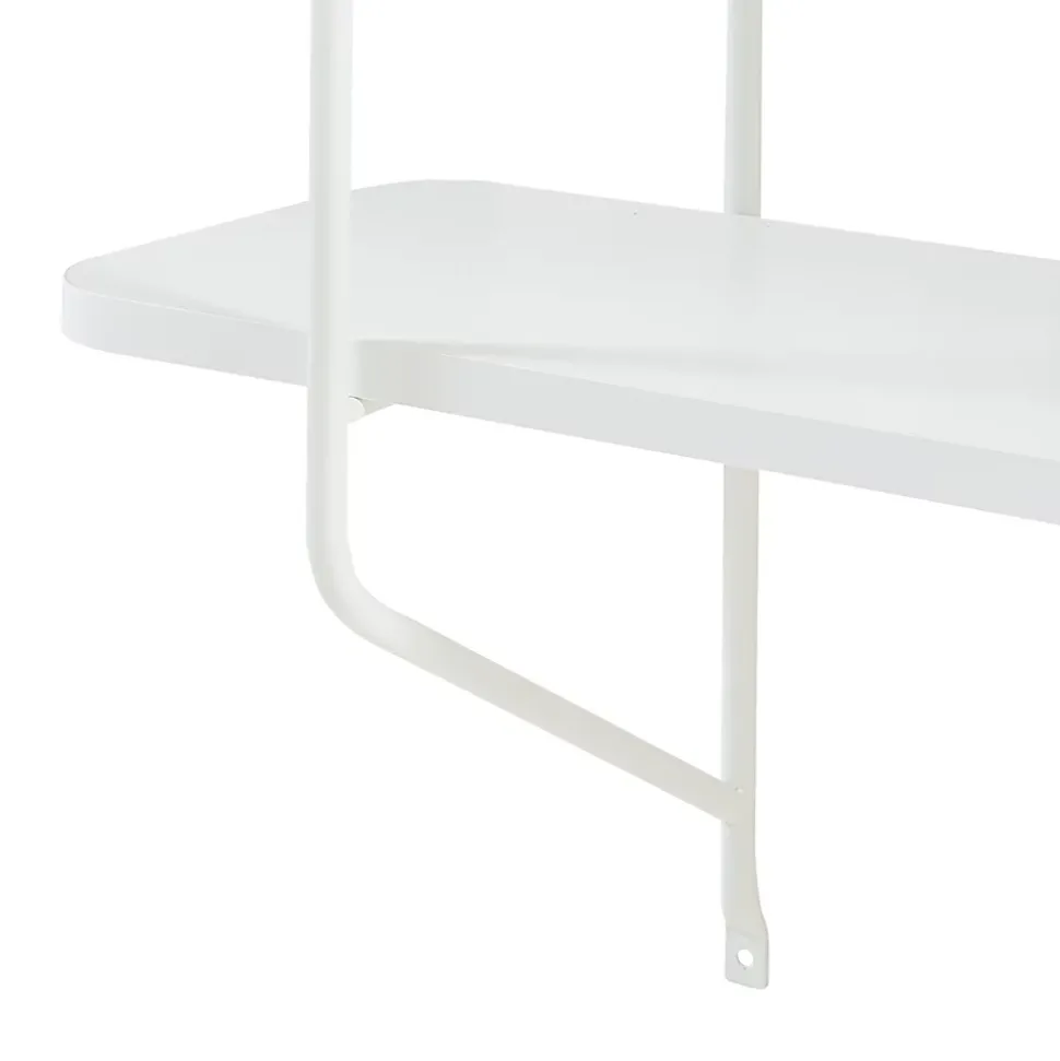 Étagère murale Oestfold 100 x 80 x 21 cm blanc en.casa
