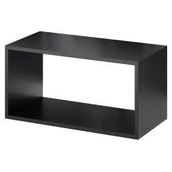 Étagère murale rectangulaire GoodHome Rigga noir L. 60 cm