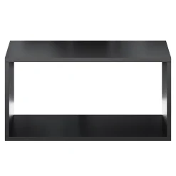 Étagère murale rectangulaire GoodHome Rigga noir L. 60 cm