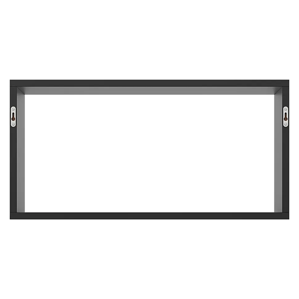 Étagère murale rectangulaire GoodHome Rigga noir L. 60 cm