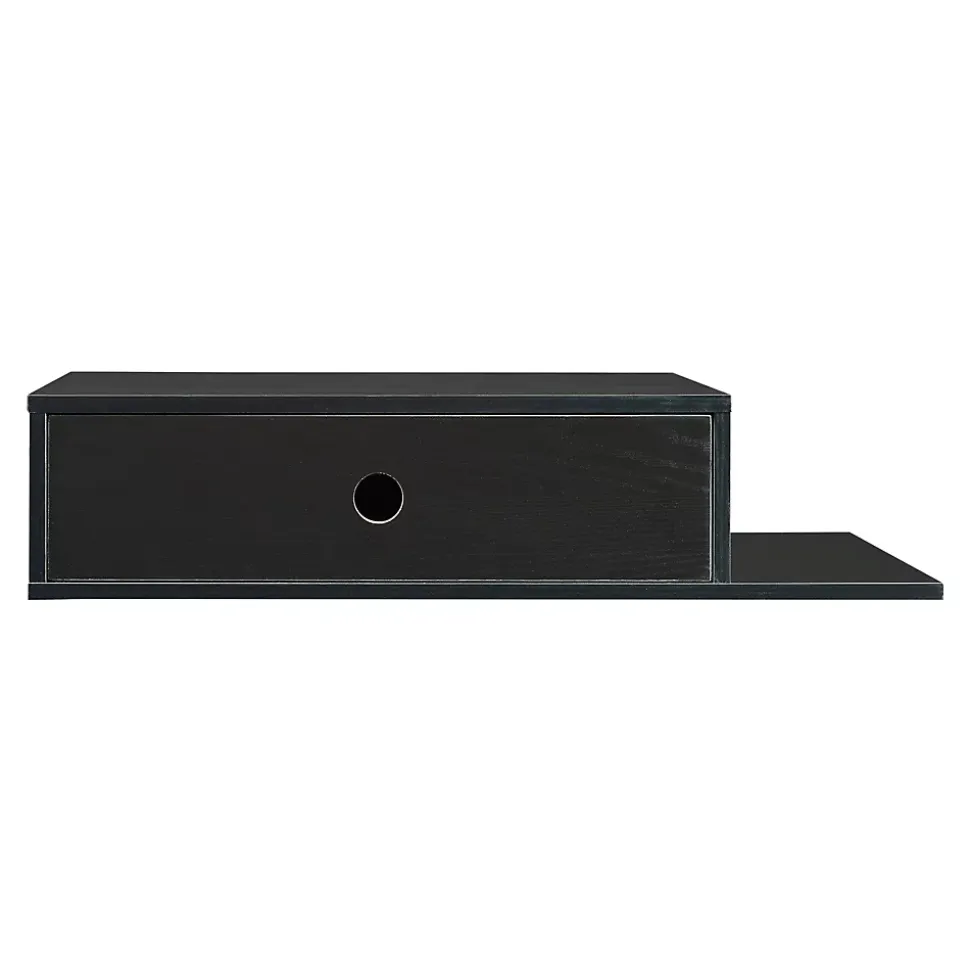 Étagère murale Stor 65 x 30 x 15 cm noir en.casa