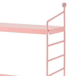 Étagère murale Strängnäs à 3 niveaux modulables 50 x 60 x 15 cm rose en.casa