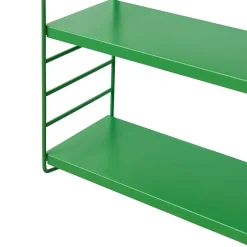 Étagère murale Strängnäs acier 50 x 60 x 15 cm vert pomme en.casa