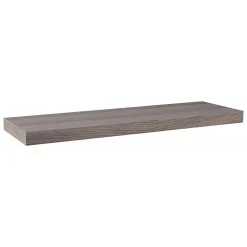 Étagère murale, étagère alvéolée, étagère en bois, étagère murale, noyer gris, 75x23x3,8 cm - Minerva