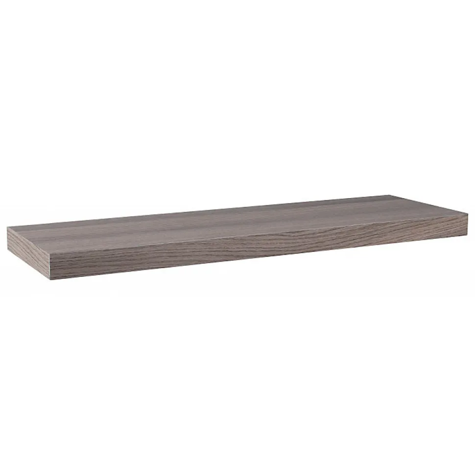 Étagère murale, étagère alvéolée, étagère en bois, étagère murale, noyer gris, 75x23x3,8 cm - Minerva