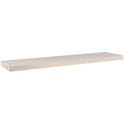 Étagère murale, étagère alvéolée, étagère en bois, étagère murale, noyer blanc, 100x23x3,8 cm - Minerva
