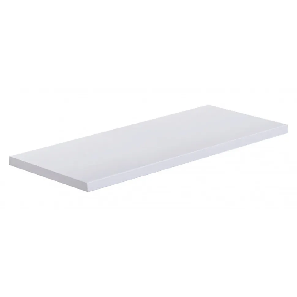 Étagère murale, étagère en bois, étagère murale, blanche, 56x23,7x2,3 cm - Smart