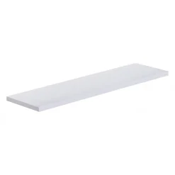 Étagère murale, étagère en bois, étagère murale, blanche, 56x15,5x1,8 cm - Smart