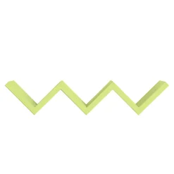 Étagère murale, étagère pour chambre d'enfant, étagère murale, verte, 57x11x15,5 cm - Saetta