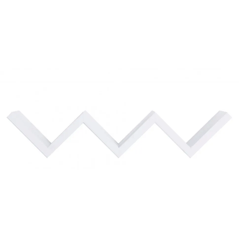 Étagère murale, étagère pour chambre d'enfant, étagère murale, blanche, 57x11x15,5 cm - Saetta