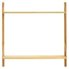 Étagère murale Tingvoll bambou 85 x 85 x 25 cm naturel en.casa