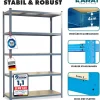 Étagère pour charge lourde Gris anthracite 220 x 120 x 45 cm, Charge Max : 1250 kg