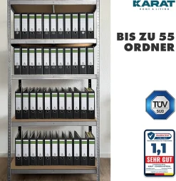 Étagère pour charge lourde, 180 x 90 x 30 cm Charge Max 875 kg