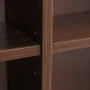 Étagère rangement CD/DVD - 1116 CDs 33 compartiments réglables en hauteur - 102 x 24 x 195 cm - effet bois