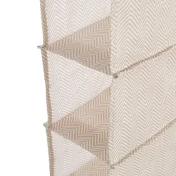 Étagère souple pour chaussures Compactor Nancy beige 9 compartiments H. 100,5 cm