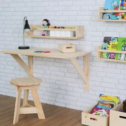 Étagères à épices en bois de pin 40cm