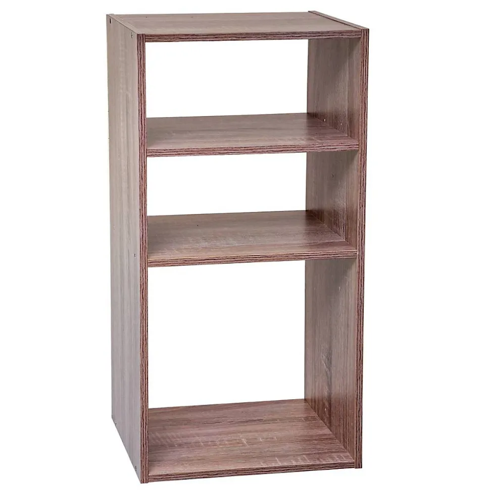 Étagères colonne 3 cases Effet chêne naturel Mix N' Modul - 5Five