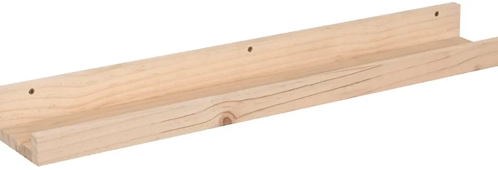 Étagères pour cadres en bois de pin 80cm