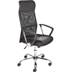 TECHNO - Fauteuil de Bureau sur Roulettes Noir