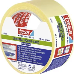 tesa 4939 ruban adhésif double-face amovible 50 mm x 10 m pour pose temporaire de revêtements de sol