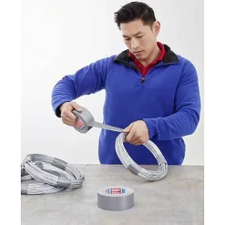 tesa 4610 Ruban adhésif toile9 argent 50 mm x 50 m - Duct tape polyvalent