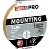 tesa PRO Mounting ruban de montage étroit 10 m x 9 mm blanc