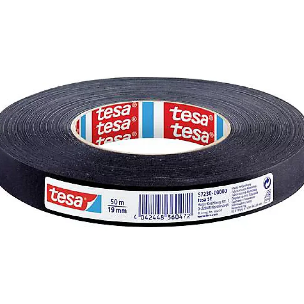 tesa Ruban adhtoilé 57230-00000-02 noir - 50 m x 19 mm