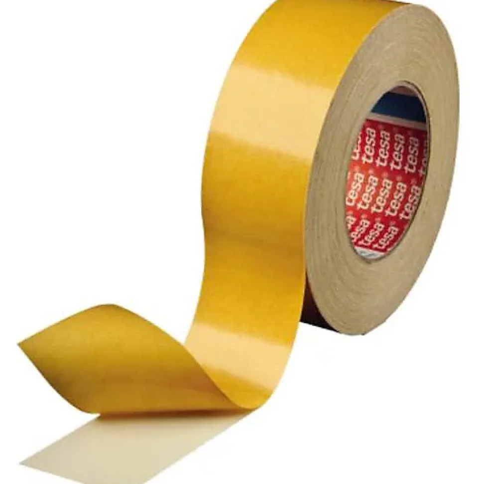 tesa tesafix 4964 ruban adhésif double-face 50 m x 50 mm blanc