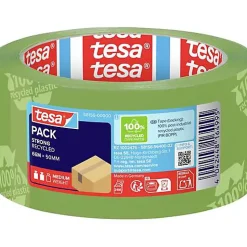 tesa Tesapack Eco&Strong 58156-00000-00 - Ruban d'emballage vert 50 mm x 66 m