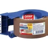 tesa Tesapack Solid & Strong 66 m x 50 mm avec dérouleur bleu et marron