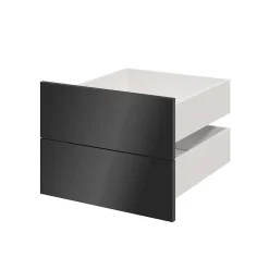 Tiroir anthracite brillant GoodHome Atomia H. 18,5 x L. 49,7 x p 50 cm vendu par 2