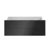 Tiroir anthracite brillant GoodHome Atomia H. 18,5 x L. 99,7 x P. 50 cm vendu par 2