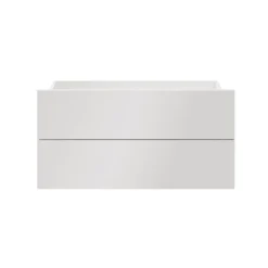 Tiroir blanc brillant GoodHome Atomia H. 18,5 x L. 74,4 x P. 30 cm vendu par 2