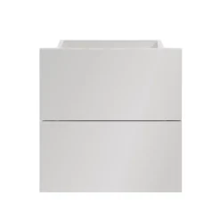Tiroir blanc brillant GoodHome Atomia H. 18,5 x L. 37,2 x P. 30 cm vendu par 2