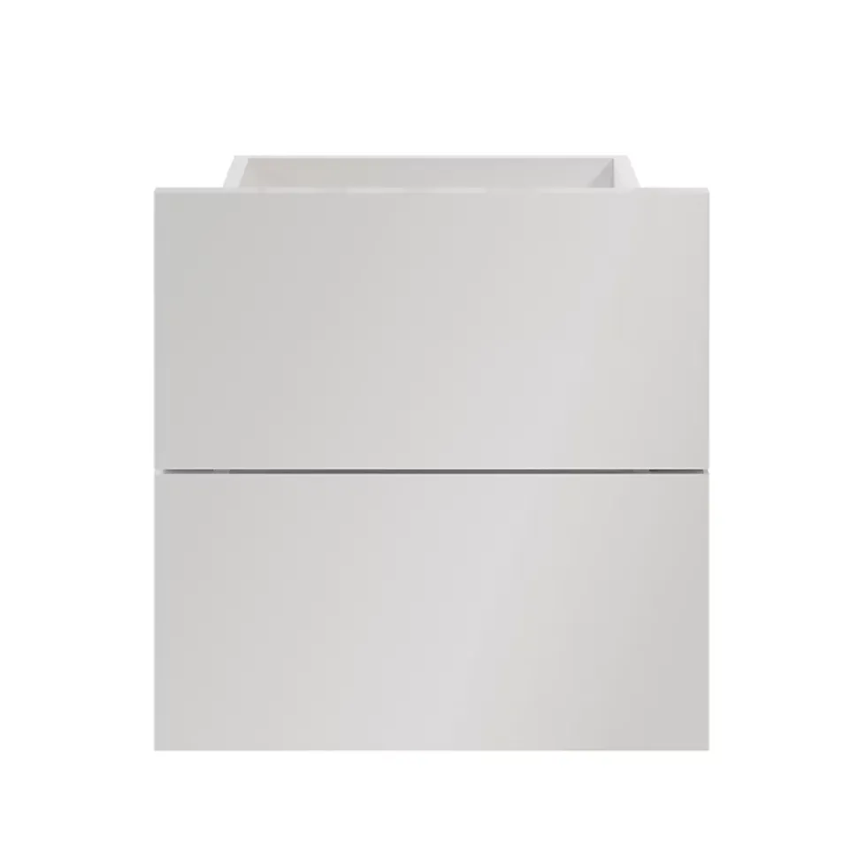 Tiroir blanc brillant GoodHome Atomia H. 18,5 x L. 37,2 x P. 30 cm vendu par 2