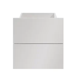 Tiroir blanc brillant GoodHome Atomia H. 18,5 x L. 37,2 x P. 39 cm vendu par 2