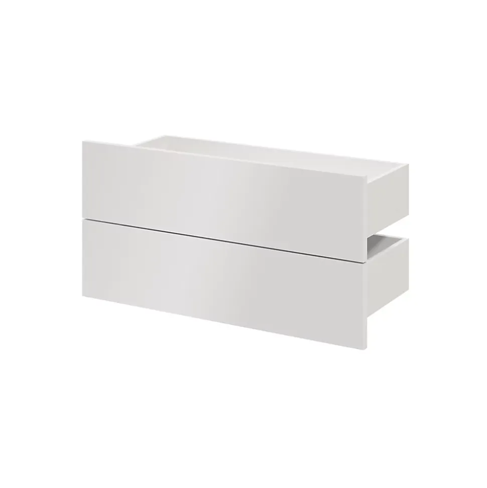 Tiroir blancs GoodHome Atomia H. 18,5 x L. 74,4 x p 30 cm vendu par 2