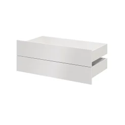 Tiroir blancs GoodHome Atomia H. 18,5 x L. 99,7 x P. 50 cm vendu par 2