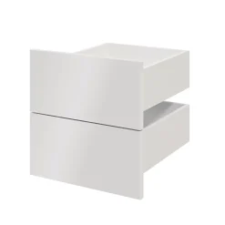 Tiroir blancs GoodHome Atomia H. 18,5 x L. 37,2 x P. 39 cm vendu par 2