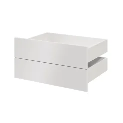 Tiroir blancs GoodHome Atomia H. 18,5 x L. 74,4 x P. 50 cm vendu par 2
